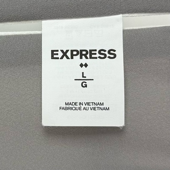 Express Gray & White Camisole Top - Picture 5 of 6